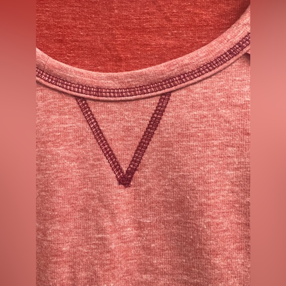 Chris & Carol M Orange Pull over - Picture 3 of 4